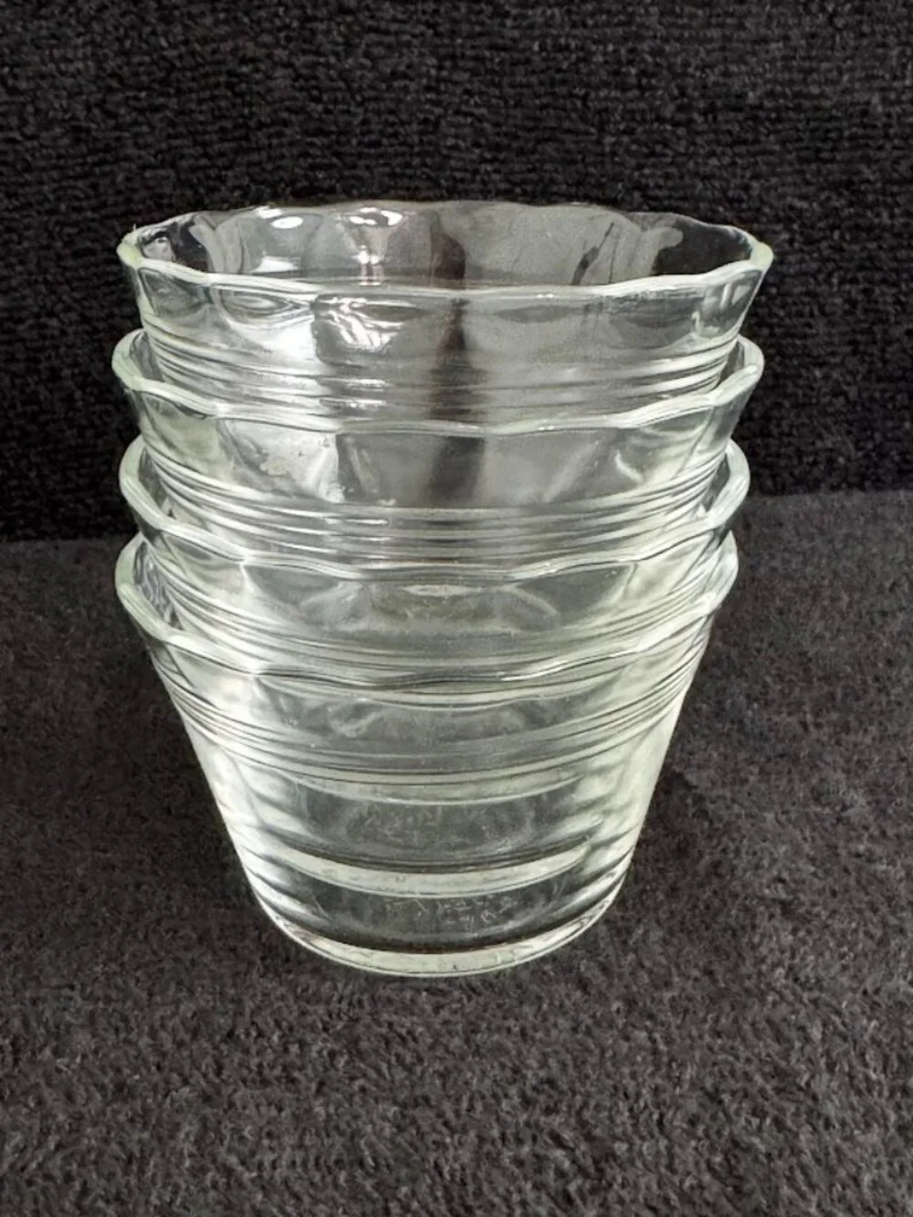 Vintage Pyrex 462 Clear Glass Custard Cups Set of 4